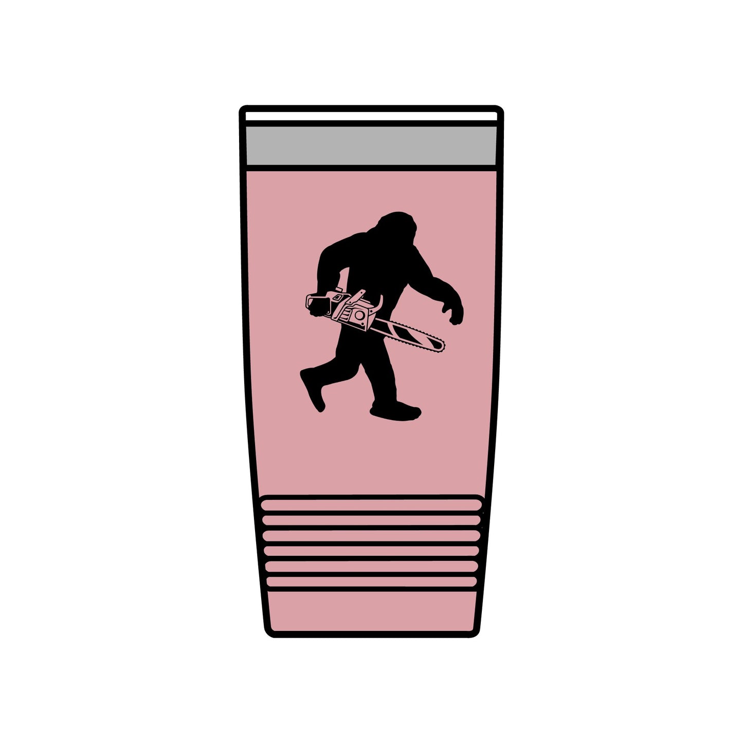 Chainsaw Sasquatch Tumbler