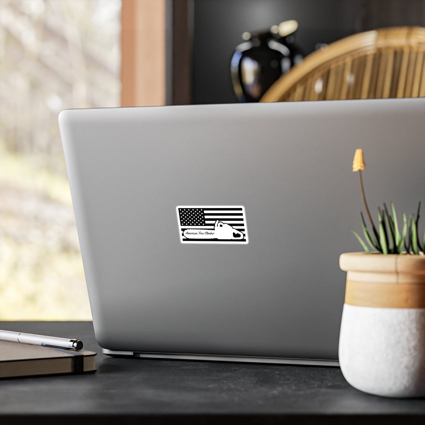 American Tree Climber Vinyl Decal