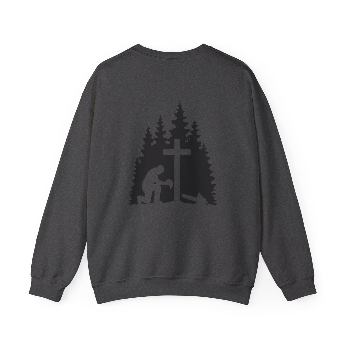 Chainsaw and a Prayer Heavy Blend™ Crewneck Sweatshirt