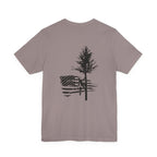 Tree Climb American Flag