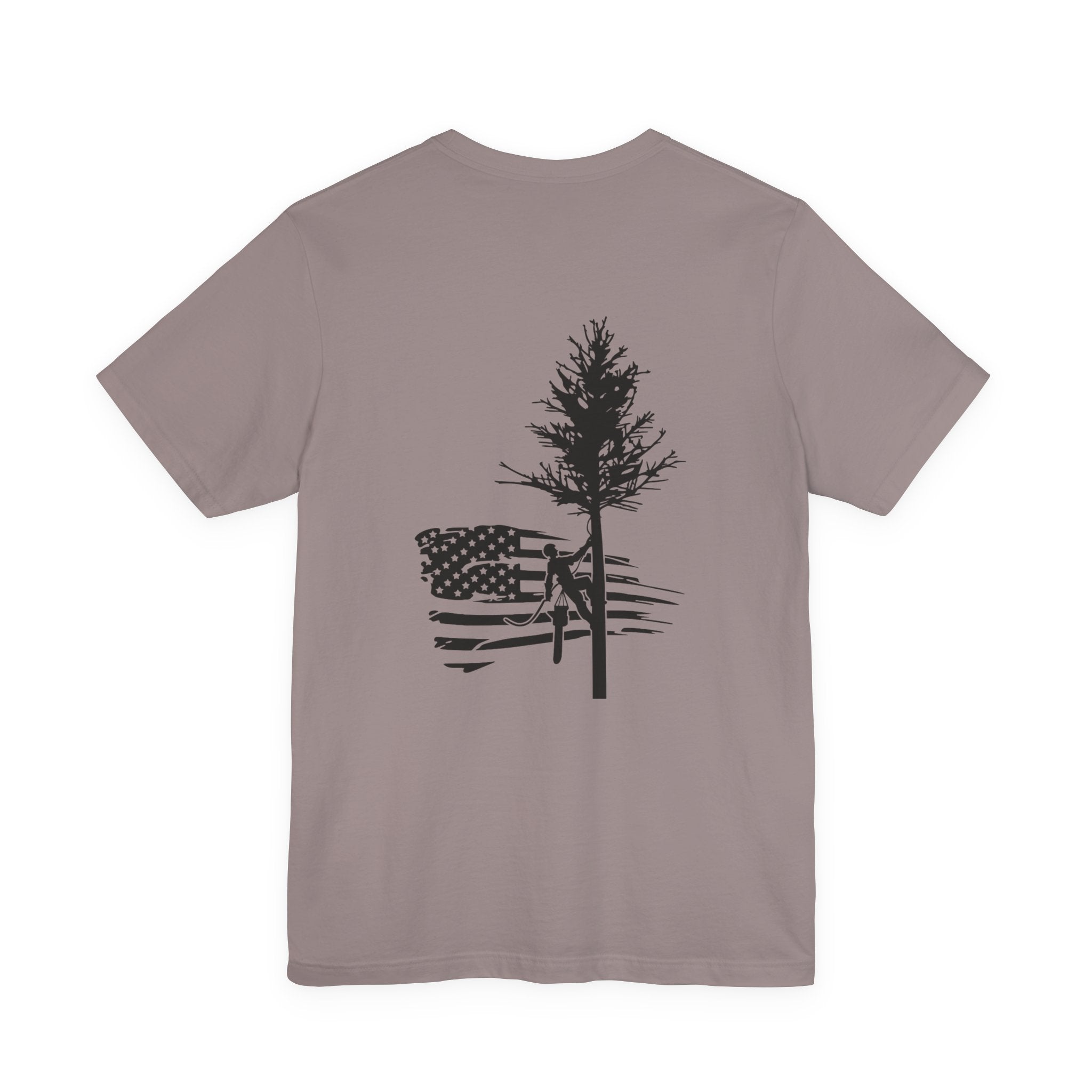 Tree Climb American Flag