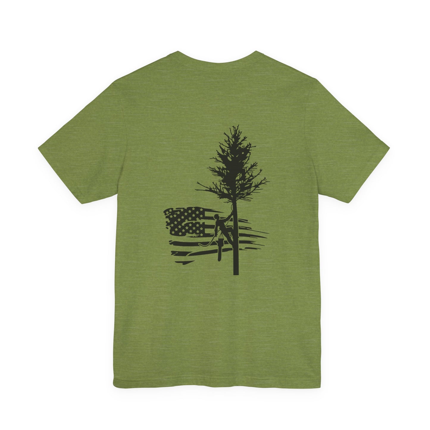 Tree Climb American Flag