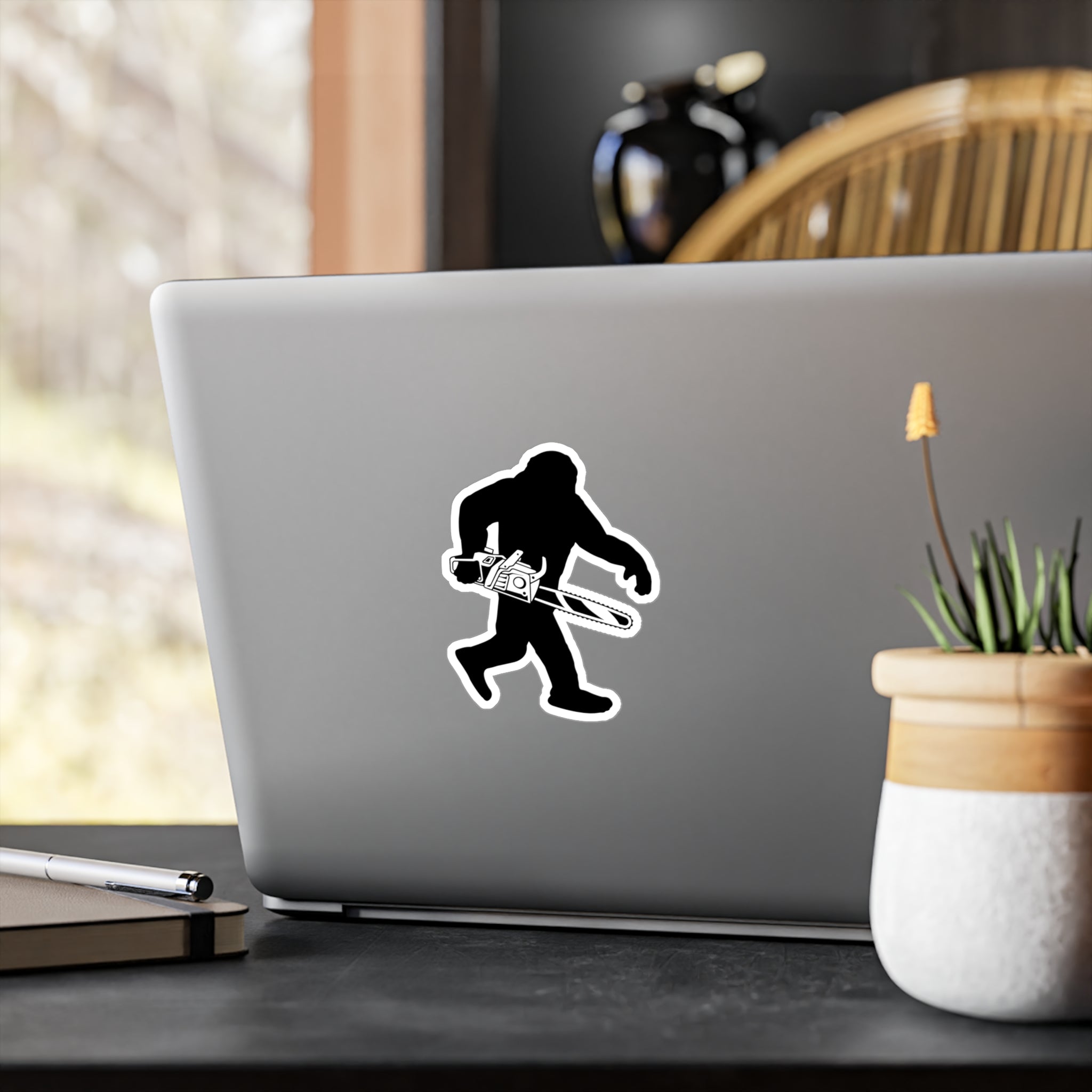 Chainsaw Sasquatch Vinyl Decal