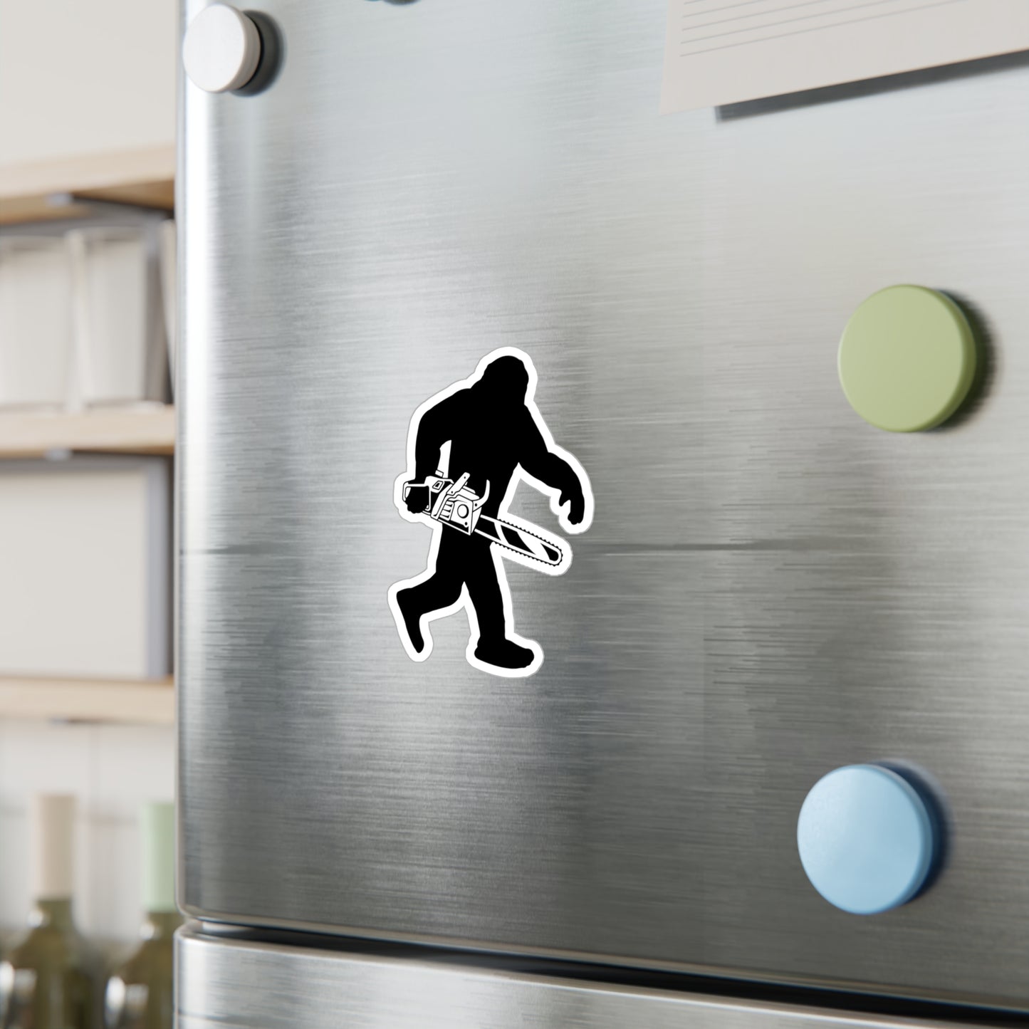Chainsaw Sasquatch Vinyl Decal