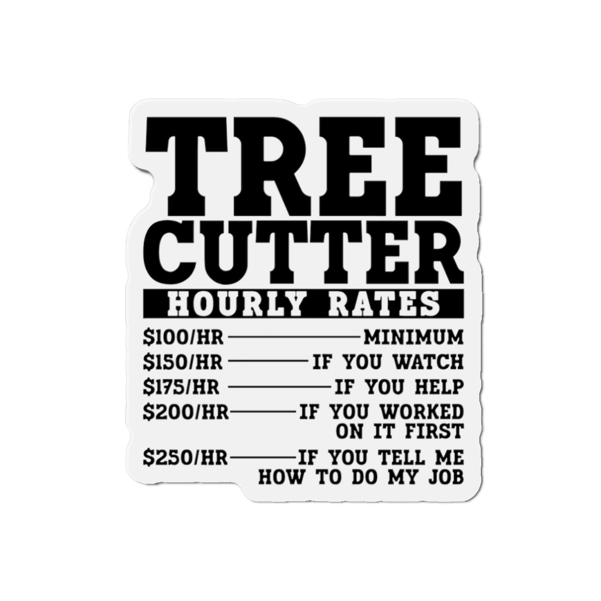 Tree Cutter Rates Magnet