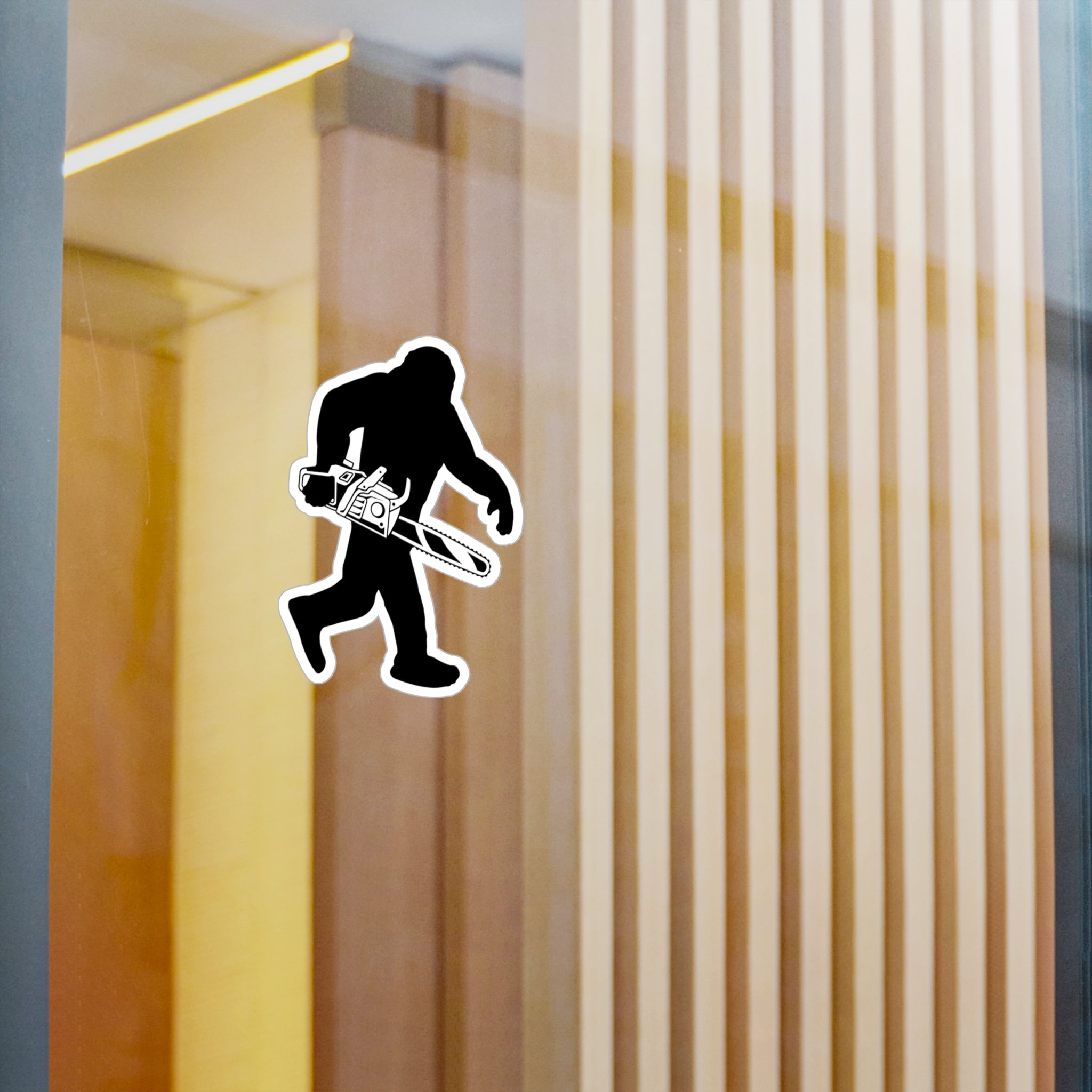 Chainsaw Sasquatch Vinyl Decal