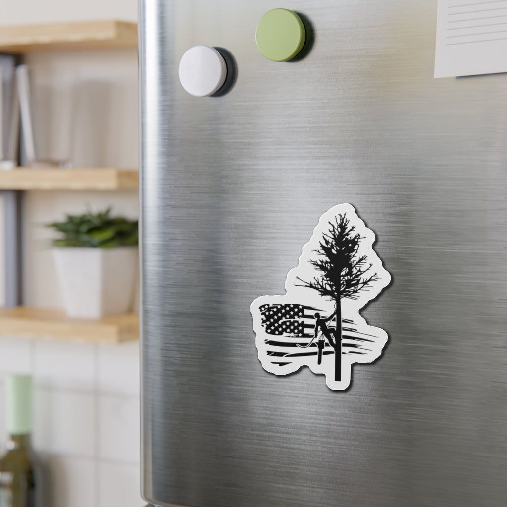 American Tree Trimmer Die-Cut Magnet