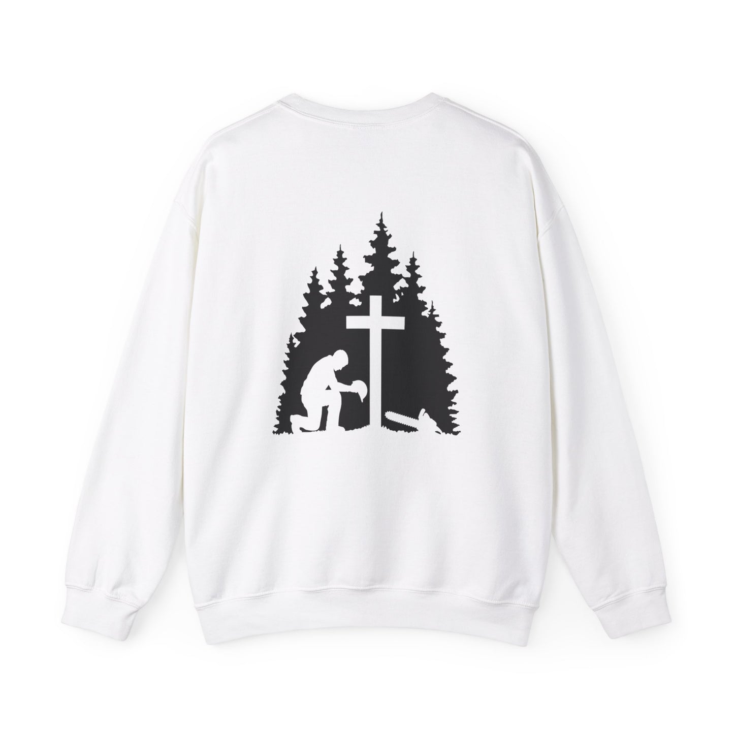 Chainsaw and a Prayer Heavy Blend™ Crewneck Sweatshirt