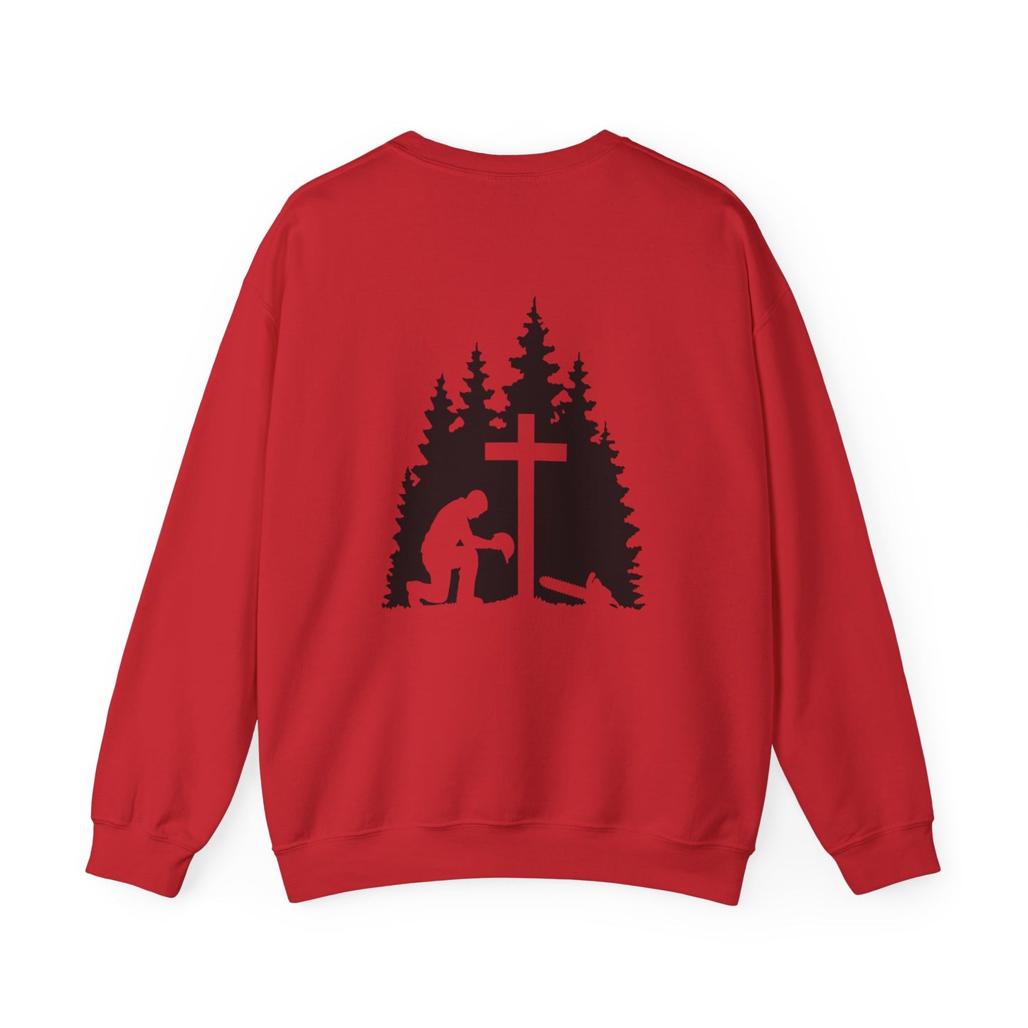 Chainsaw and a Prayer Heavy Blend™ Crewneck Sweatshirt