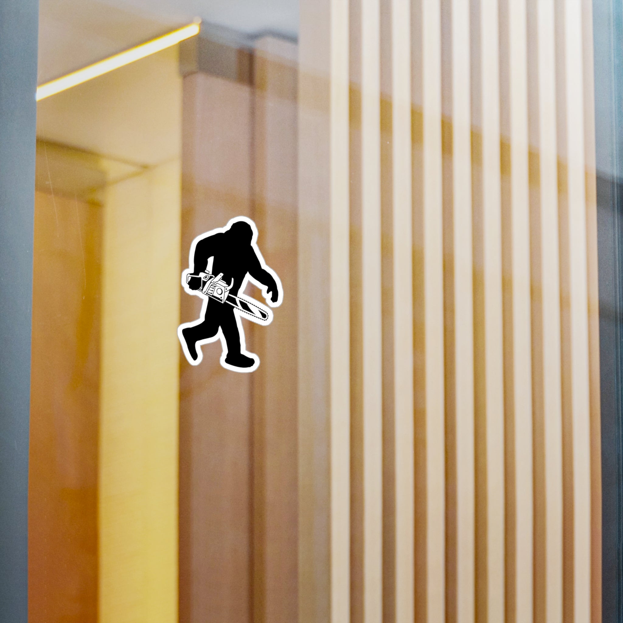 Chainsaw Sasquatch Vinyl Decal
