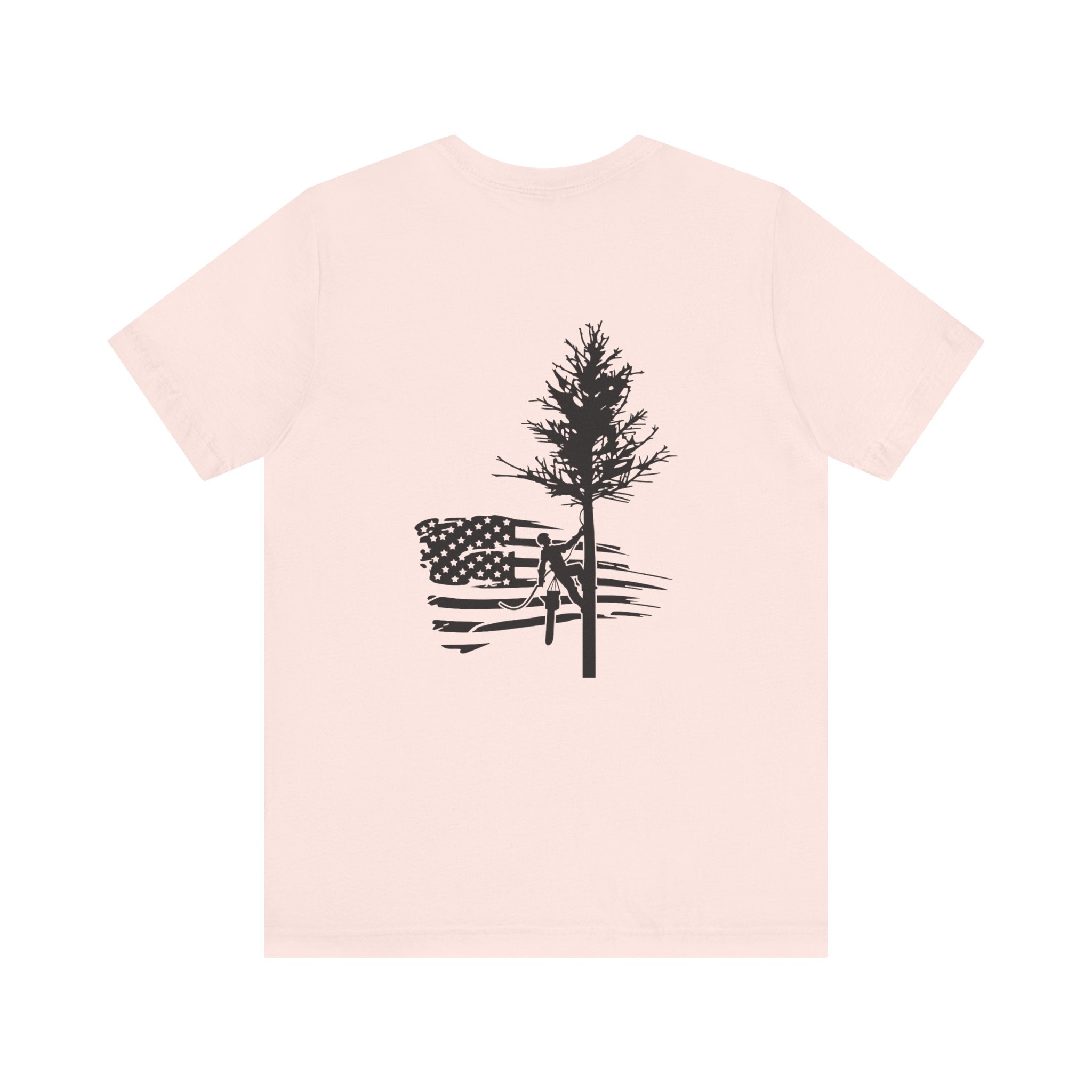 Tree Climb American Flag