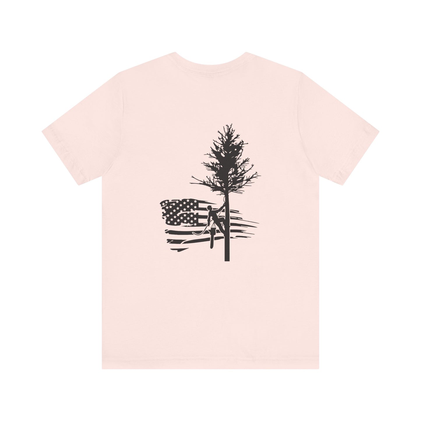 Tree Climb American Flag