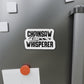 Chainsaw Whisperer Die-Cut Magnet