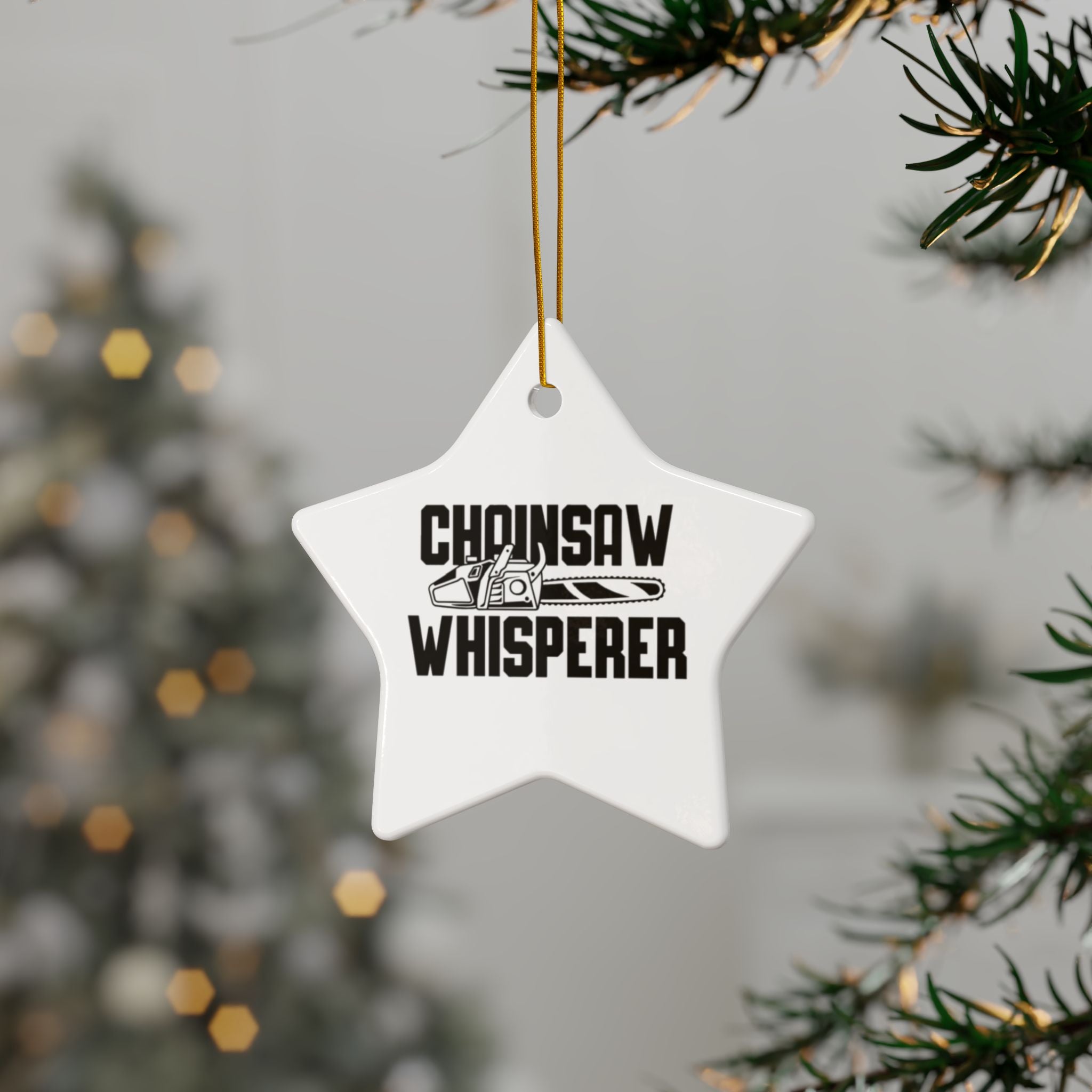 Chainsaw Whisperer 2-Sided Ornament