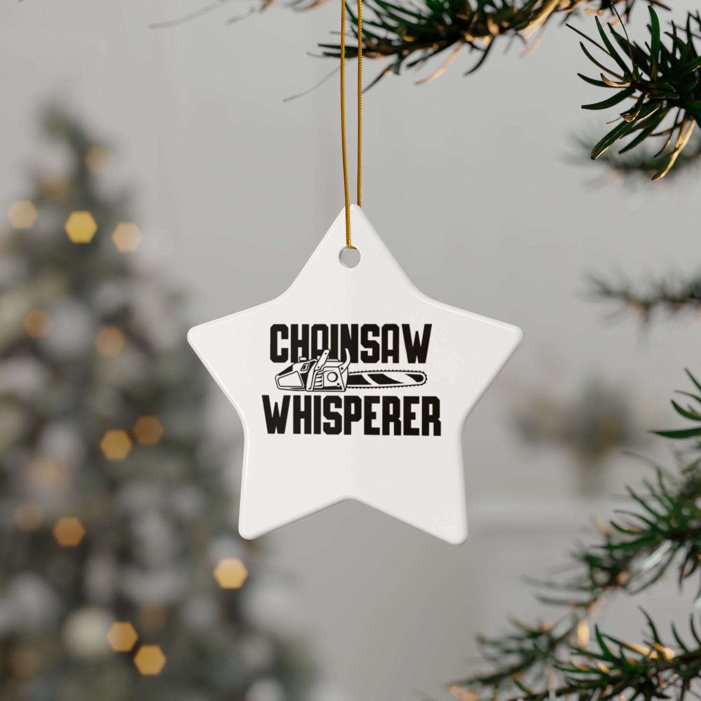 Chainsaw Whisperer 2-Sided Ornament