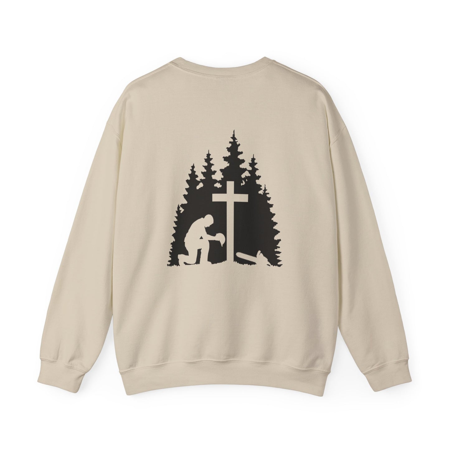 Chainsaw and a Prayer Heavy Blend™ Crewneck Sweatshirt