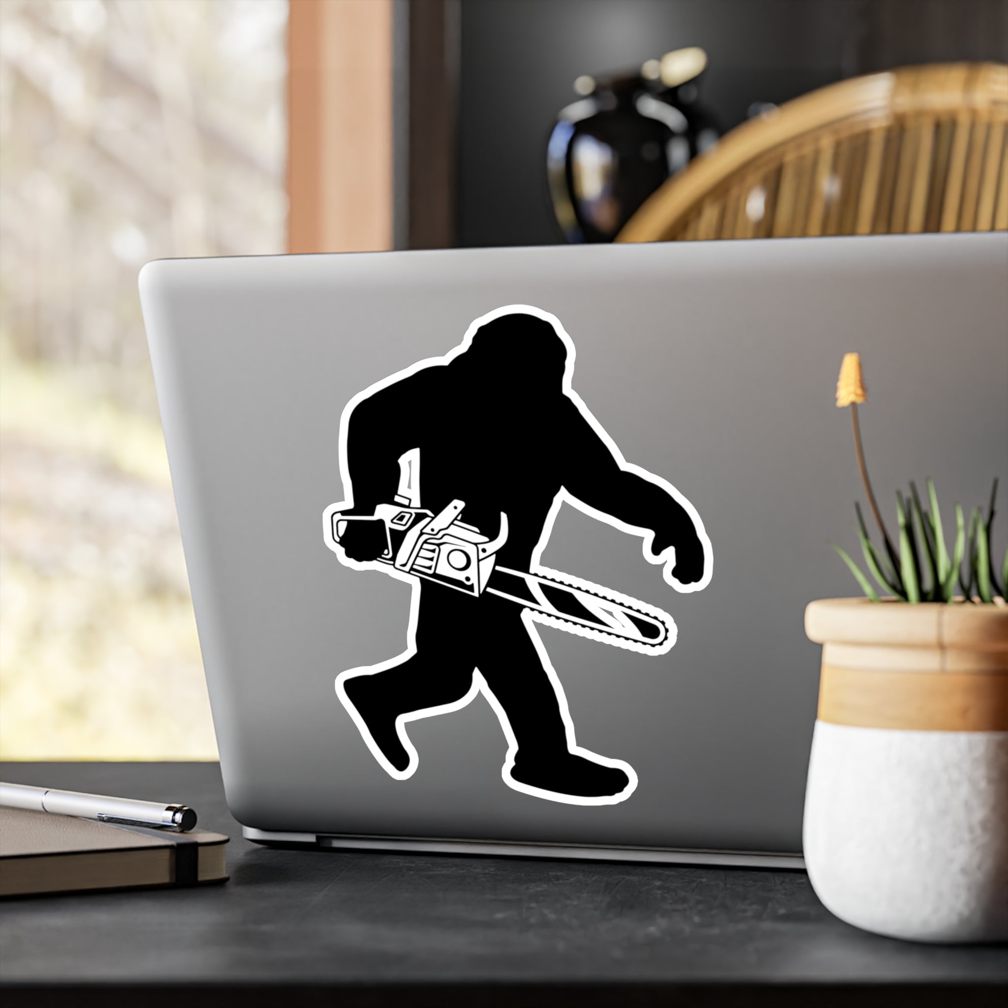 Chainsaw Sasquatch Vinyl Decal