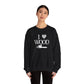 I Love Wood Unisex Crewneck Sweatshirt