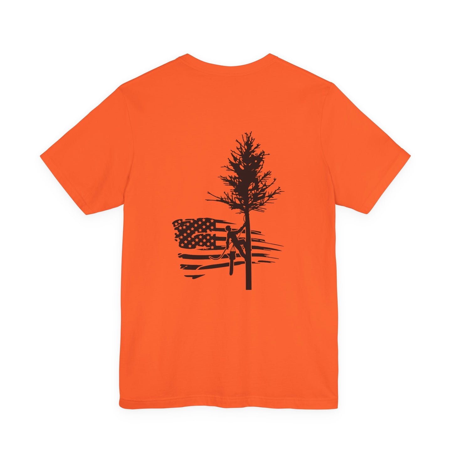 Tree Climb American Flag