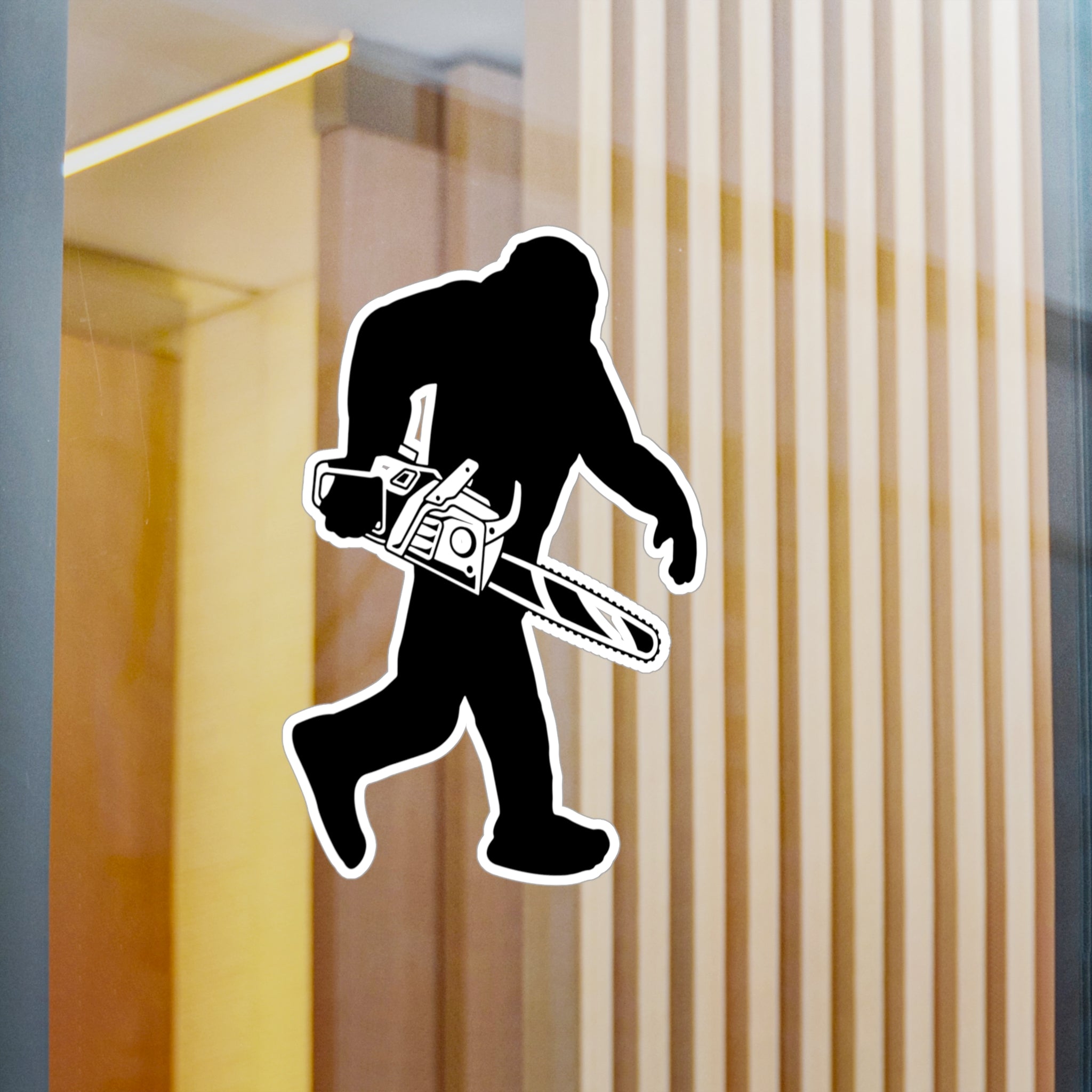 Chainsaw Sasquatch Vinyl Decal