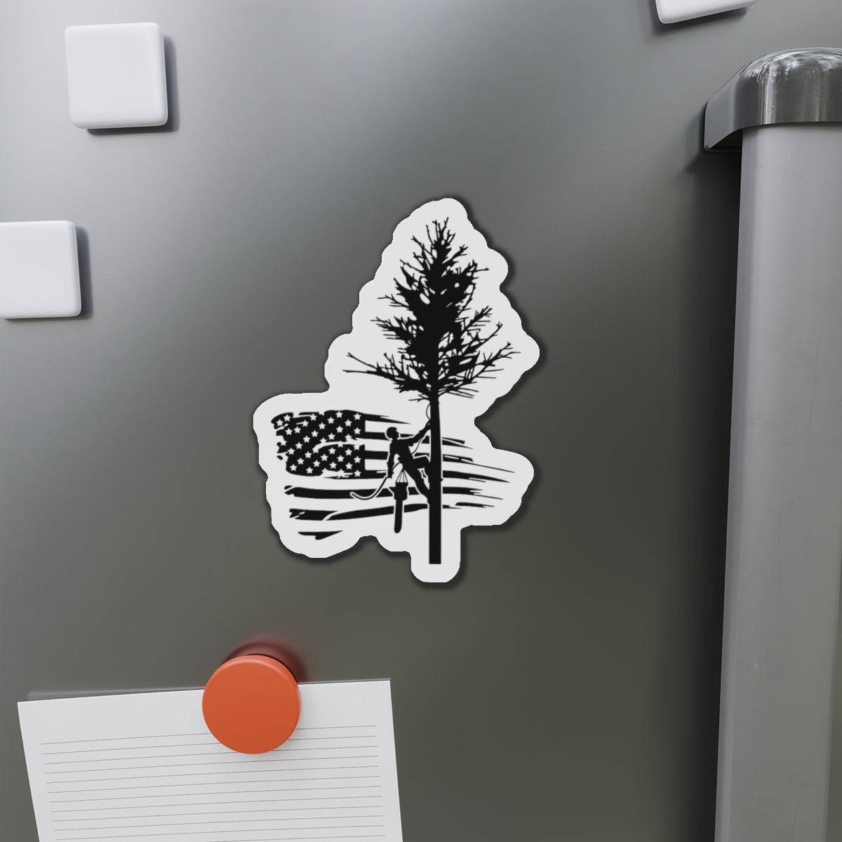 American Tree Trimmer Die-Cut Magnet