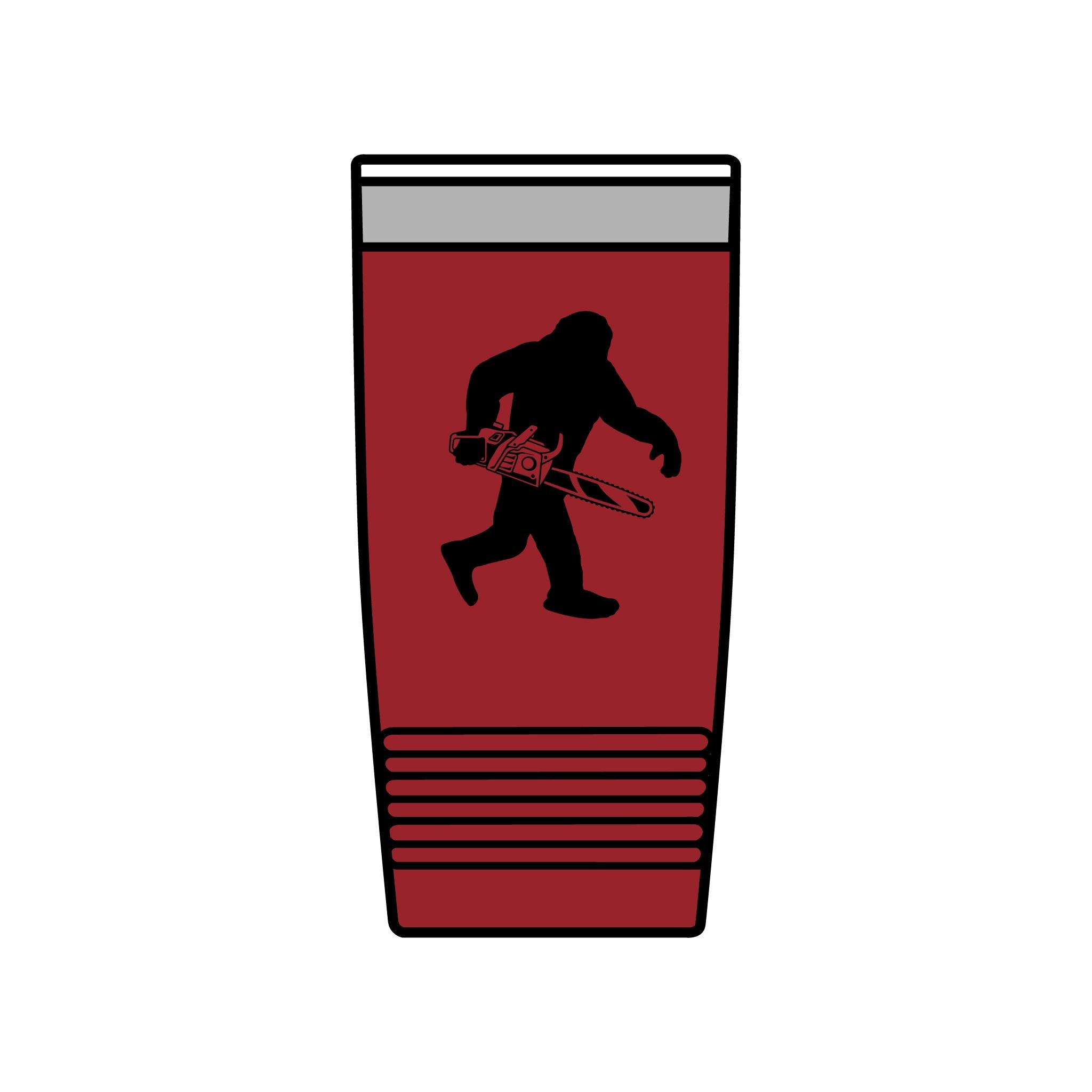 Chainsaw Sasquatch Tumbler