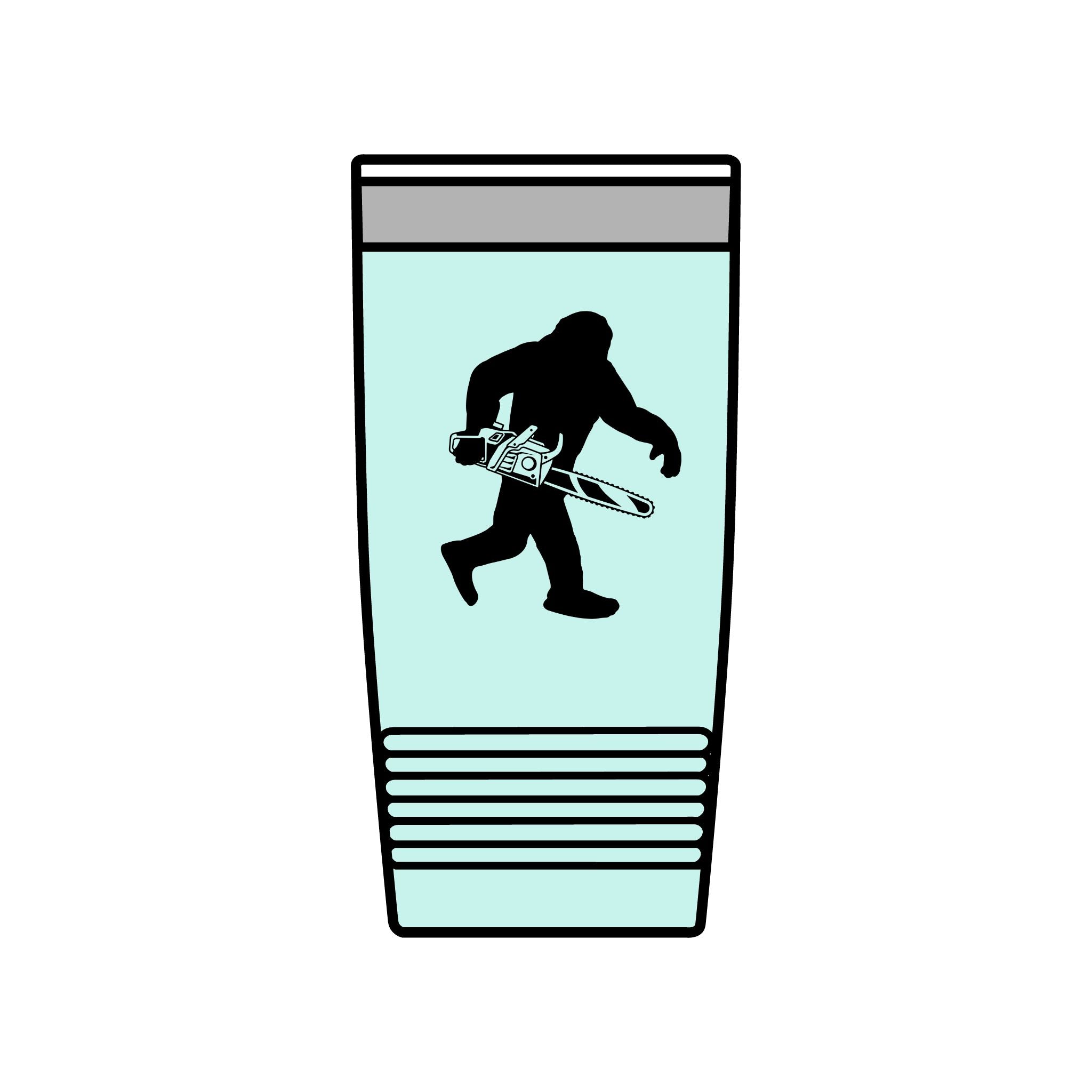 Chainsaw Sasquatch Tumbler