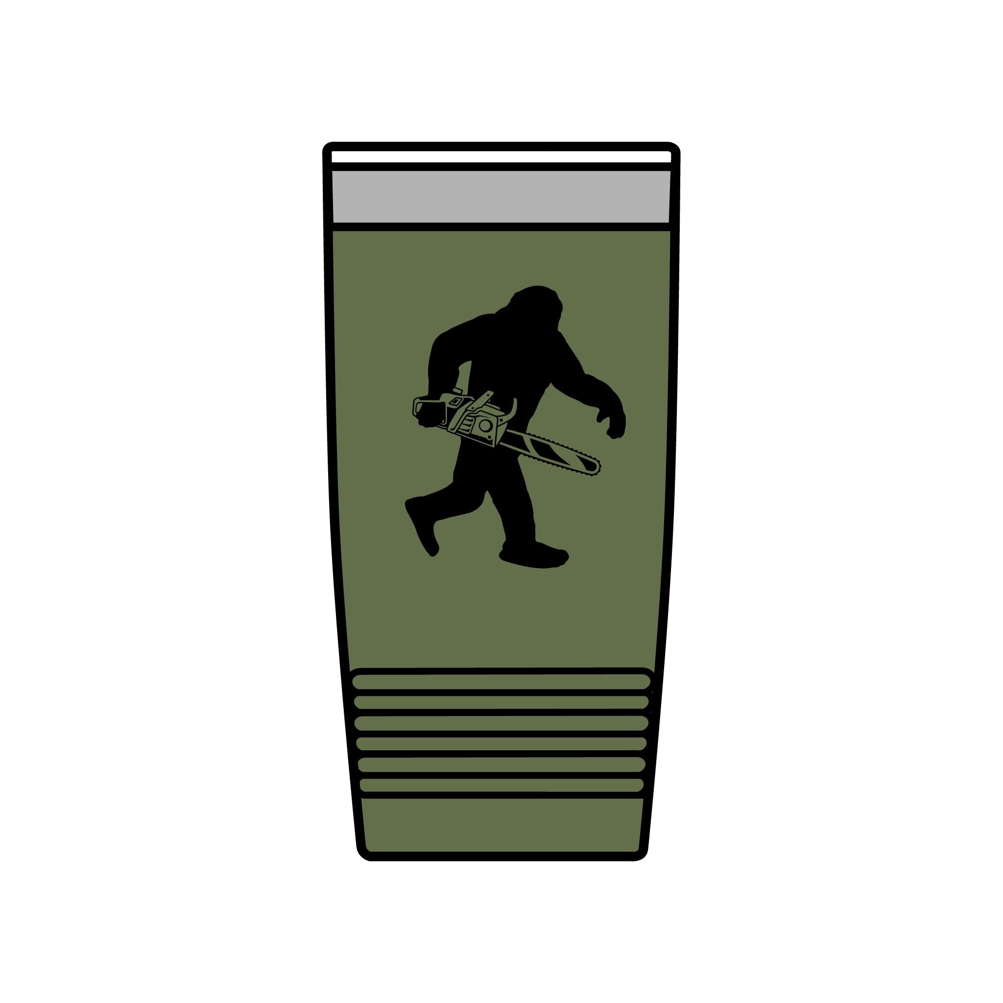 Chainsaw Sasquatch Tumbler