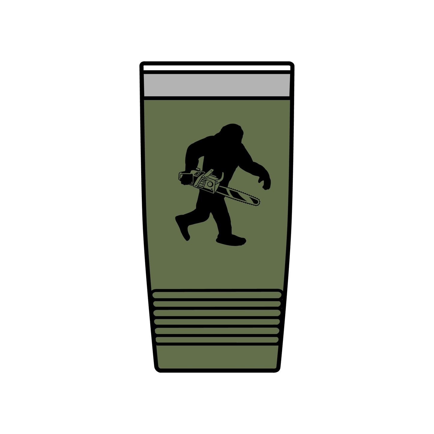 Chainsaw Sasquatch Tumbler