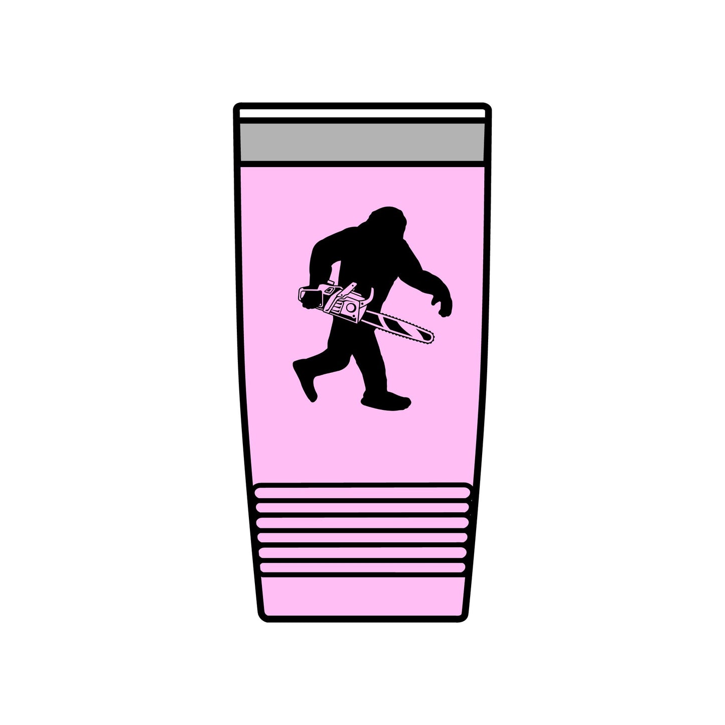 Chainsaw Sasquatch Tumbler