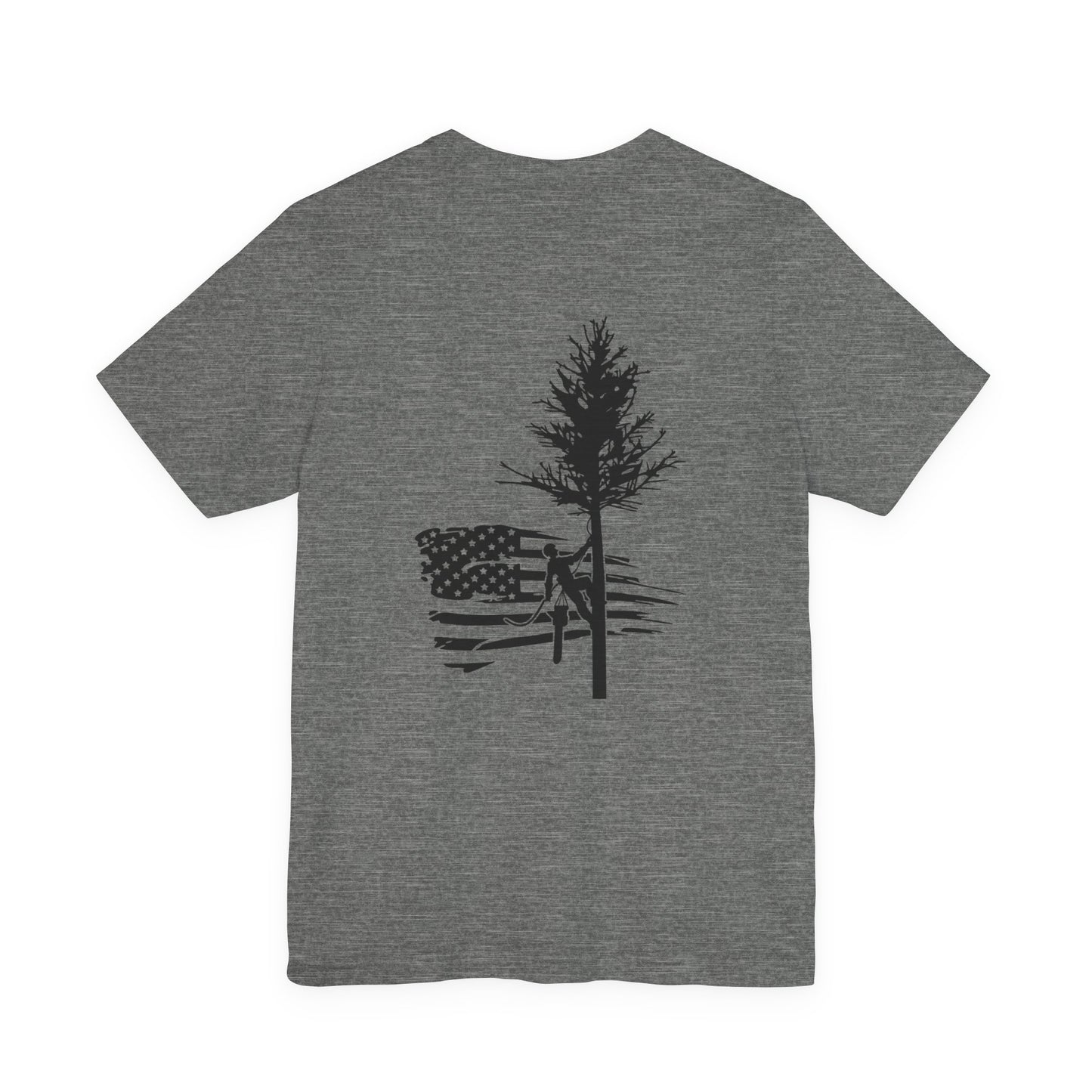 Tree Climb American Flag