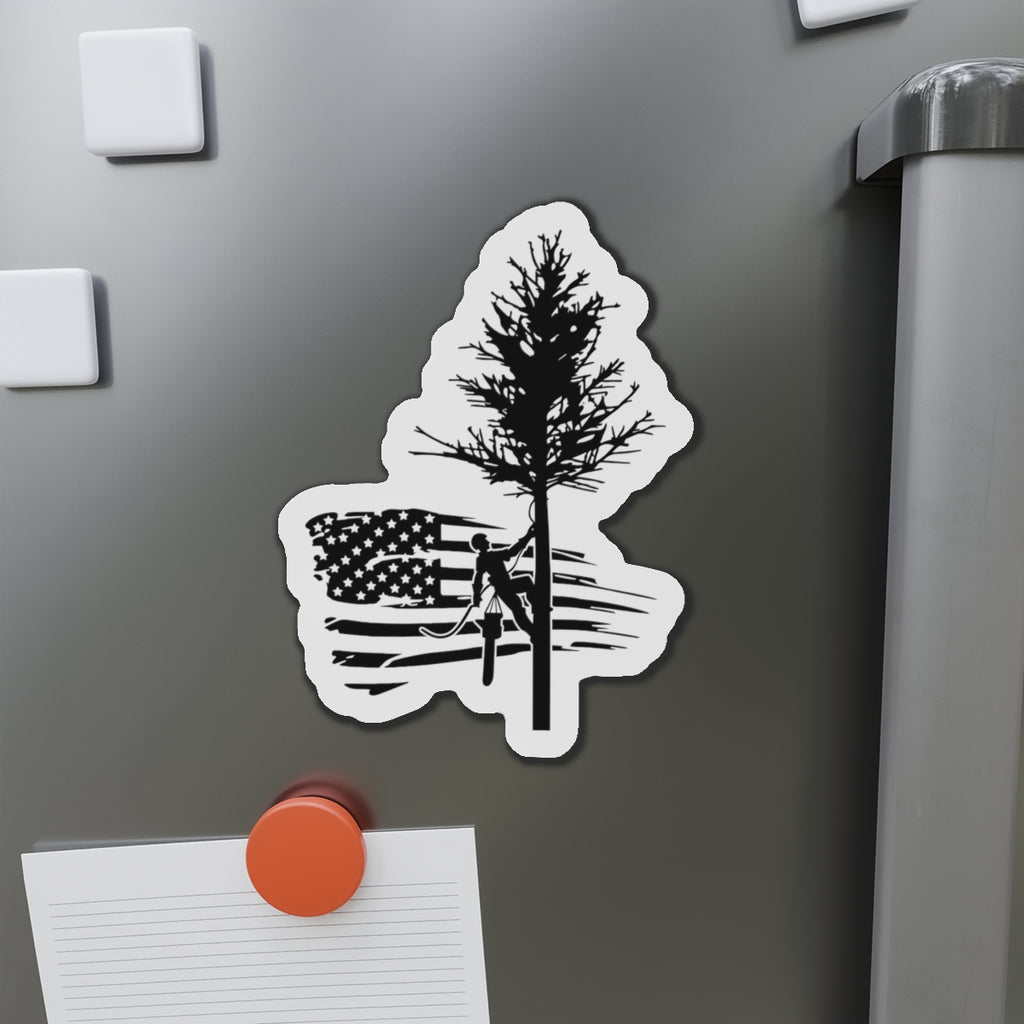 American Tree Trimmer Die-Cut Magnet