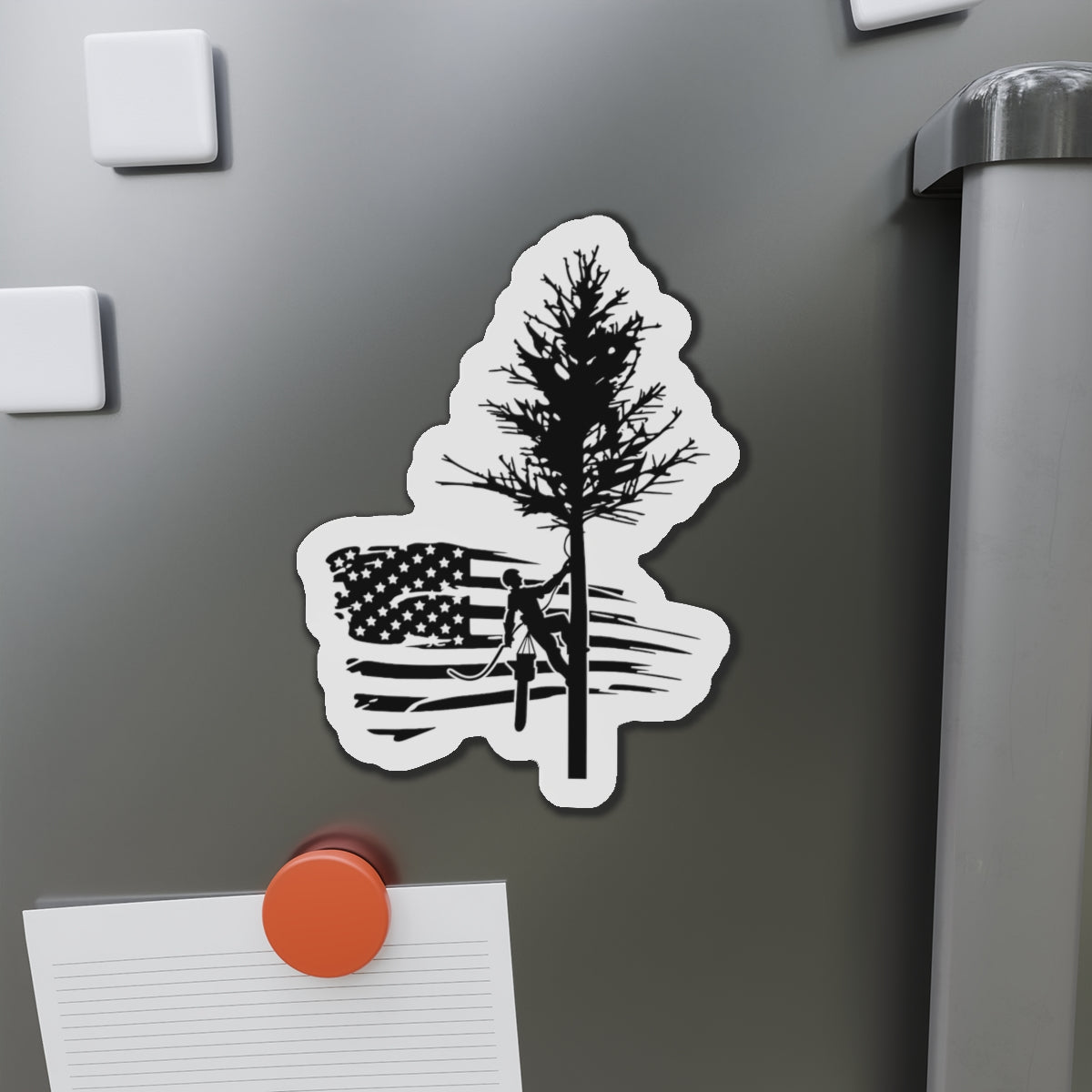 American Tree Trimmer Die-Cut Magnet