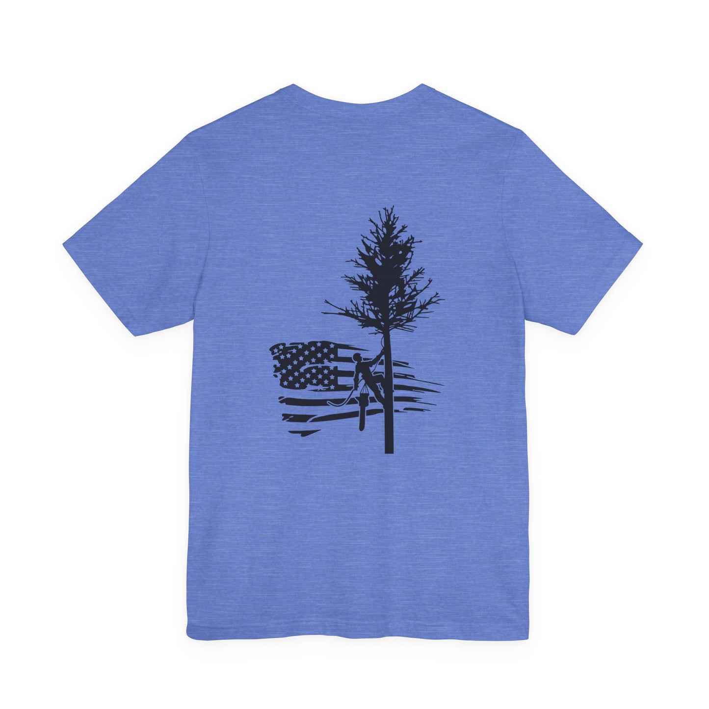 Tree Climb American Flag