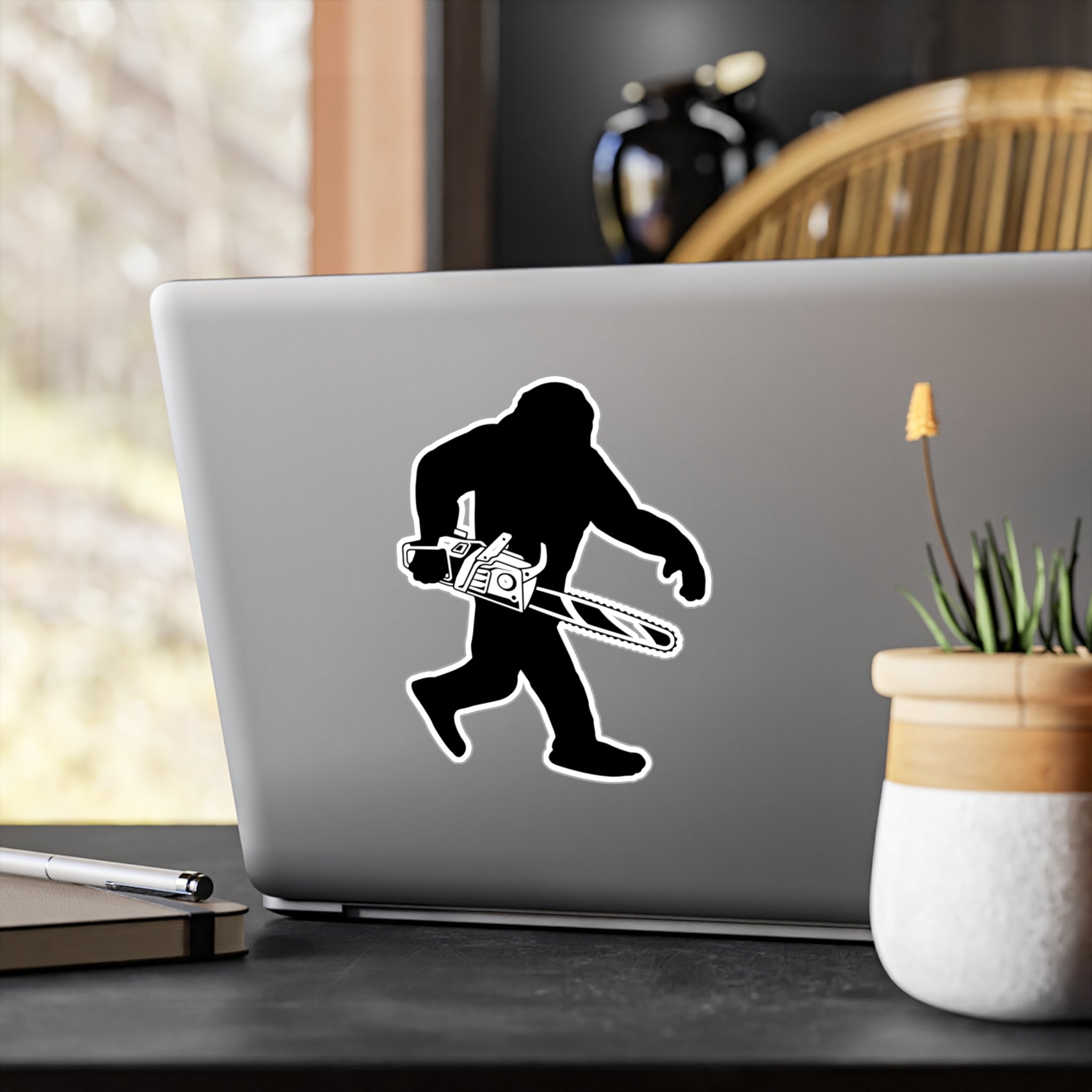 Chainsaw Sasquatch Vinyl Decal