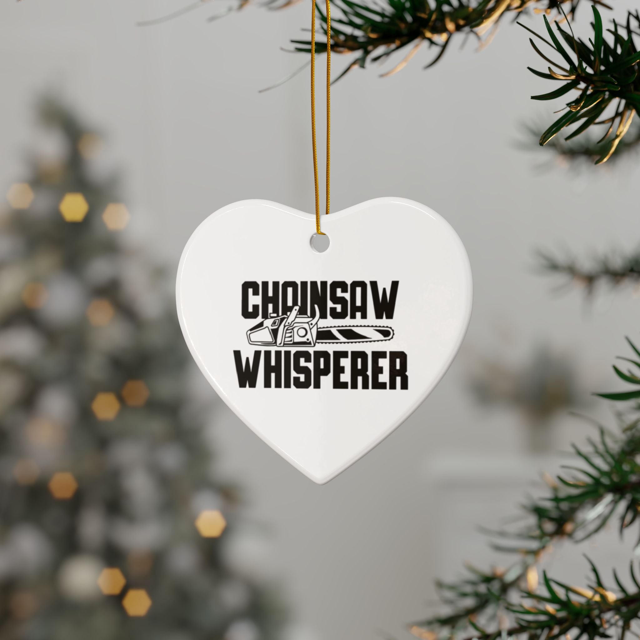 Chainsaw Whisperer 2-Sided Ornament
