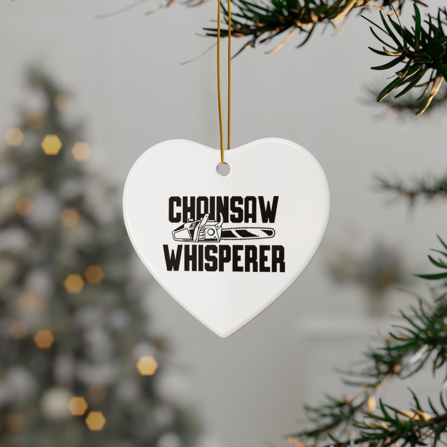 Chainsaw Whisperer 2-Sided Ornament