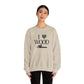 I Love Wood Unisex Crewneck Sweatshirt