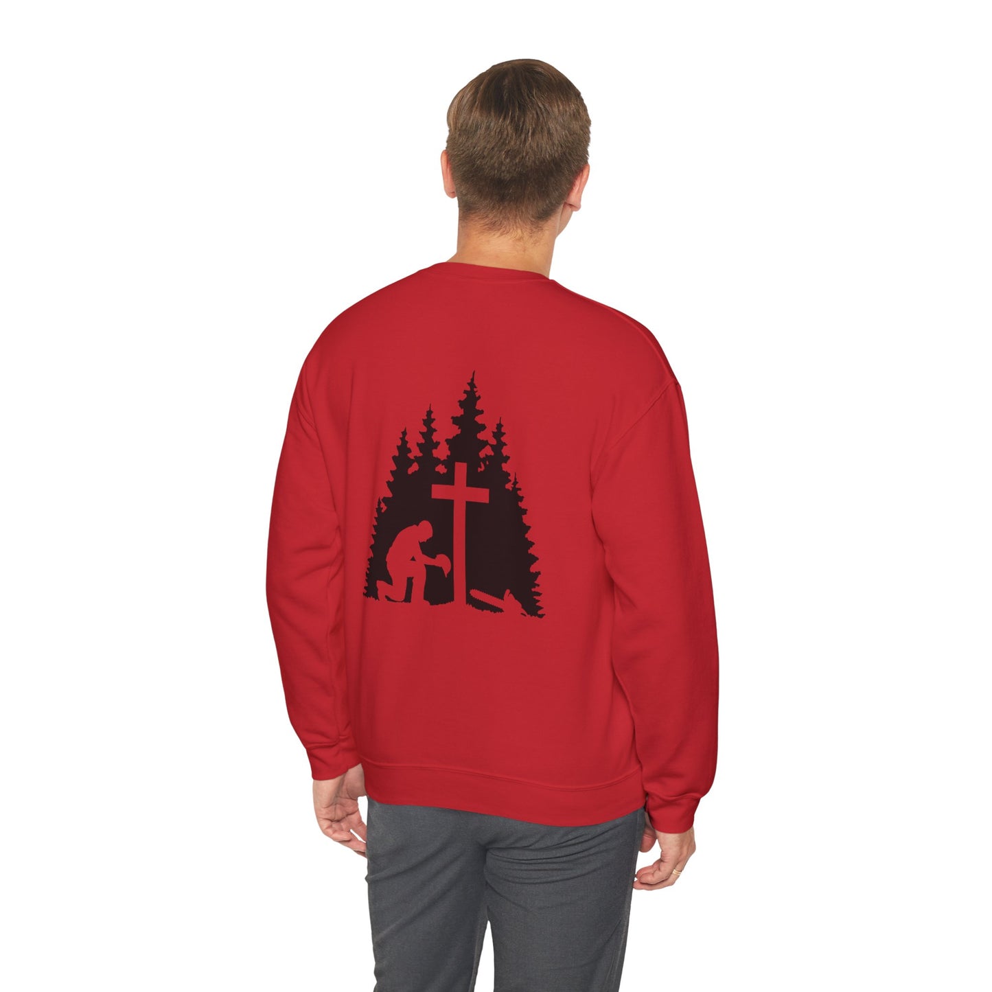 Chainsaw and a Prayer Heavy Blend™ Crewneck Sweatshirt