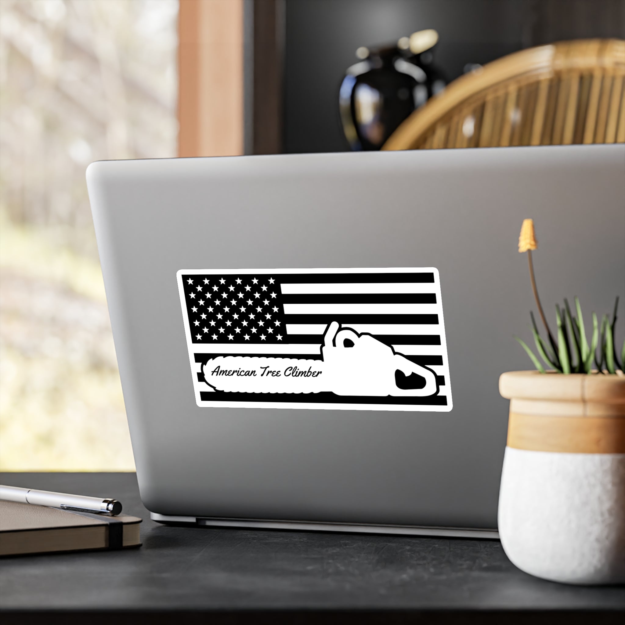 American Tree Climber Vinyl Decal