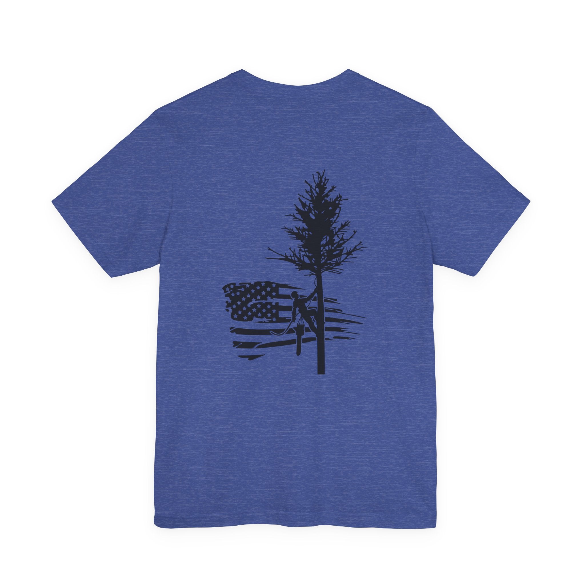 Tree Climb American Flag