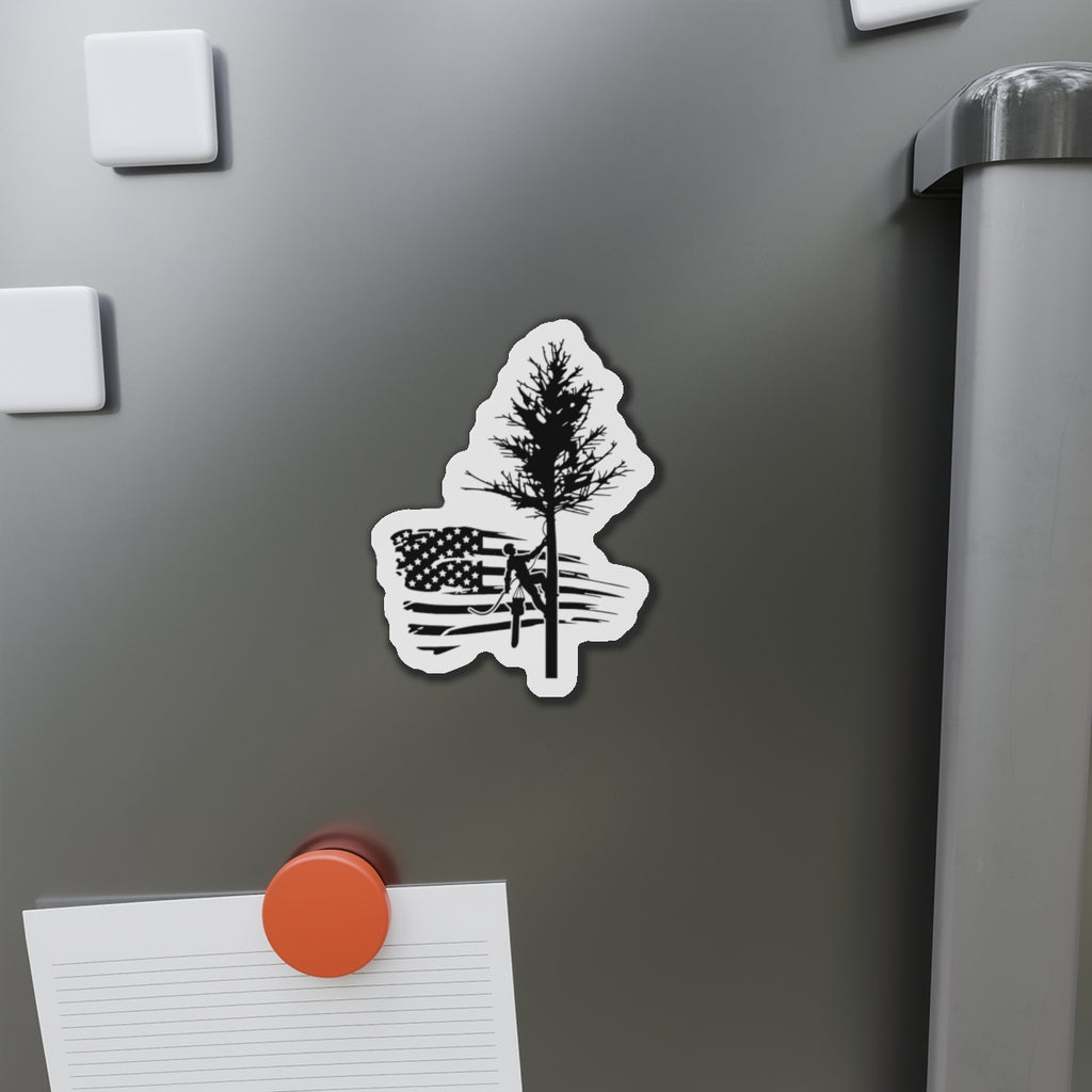 American Tree Trimmer Die-Cut Magnet