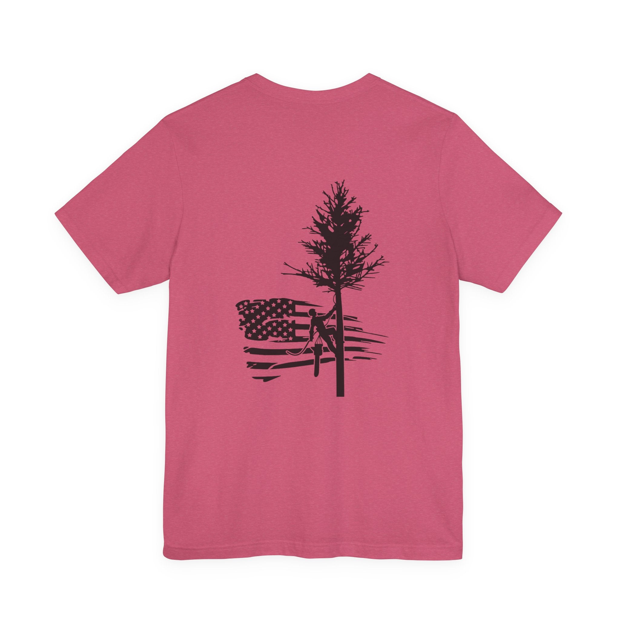 Tree Climb American Flag