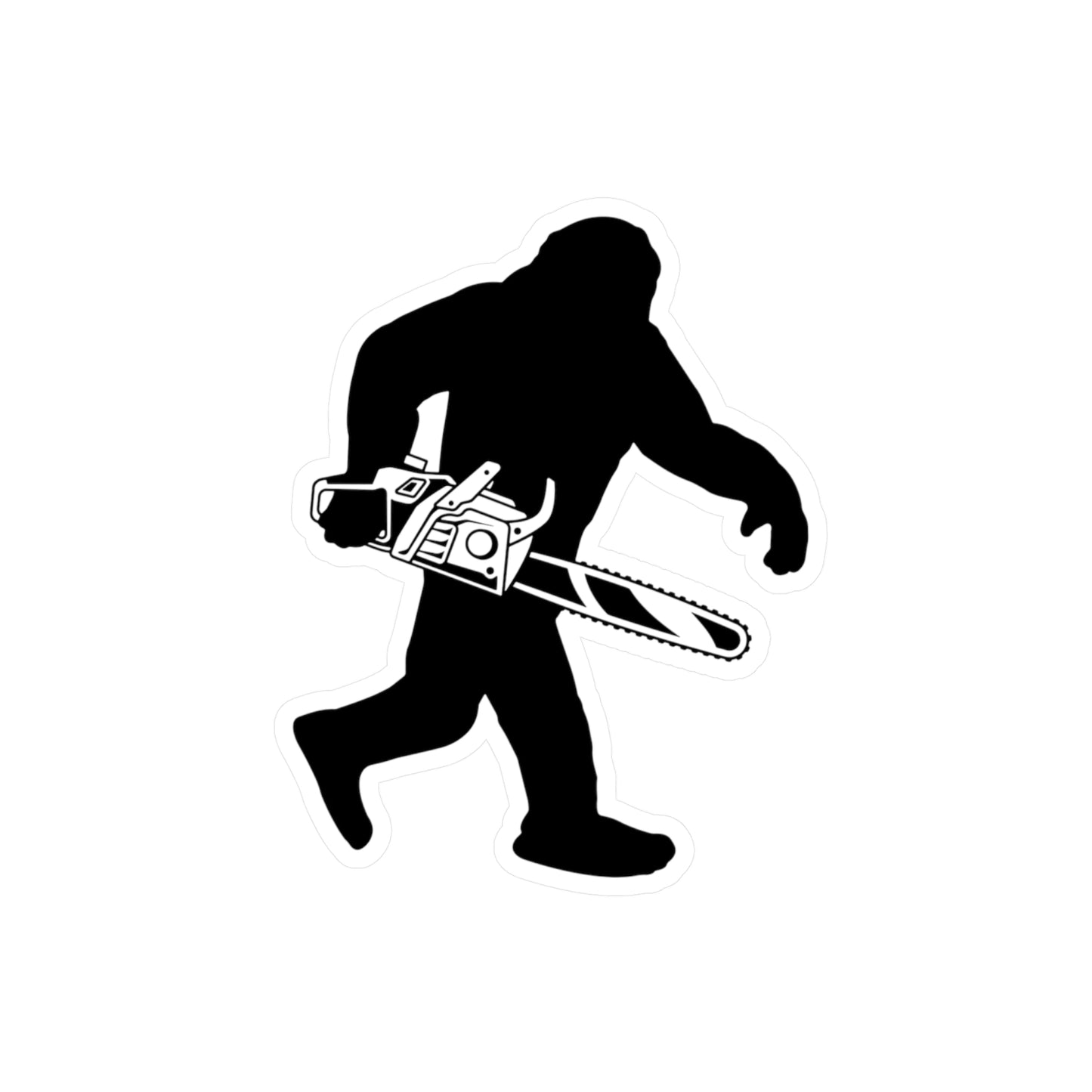 Chainsaw Sasquatch Vinyl Decal