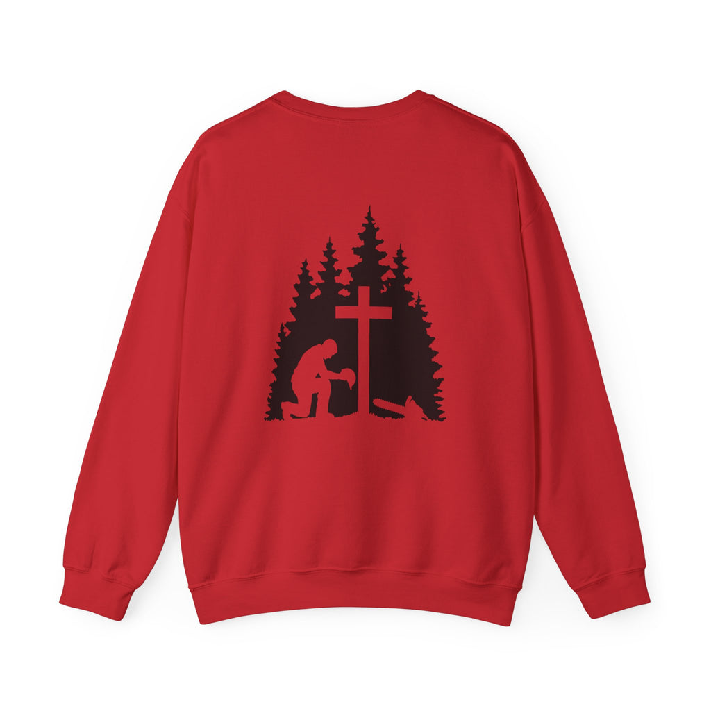 Chainsaw and a Prayer Heavy Blend™ Crewneck Sweatshirt