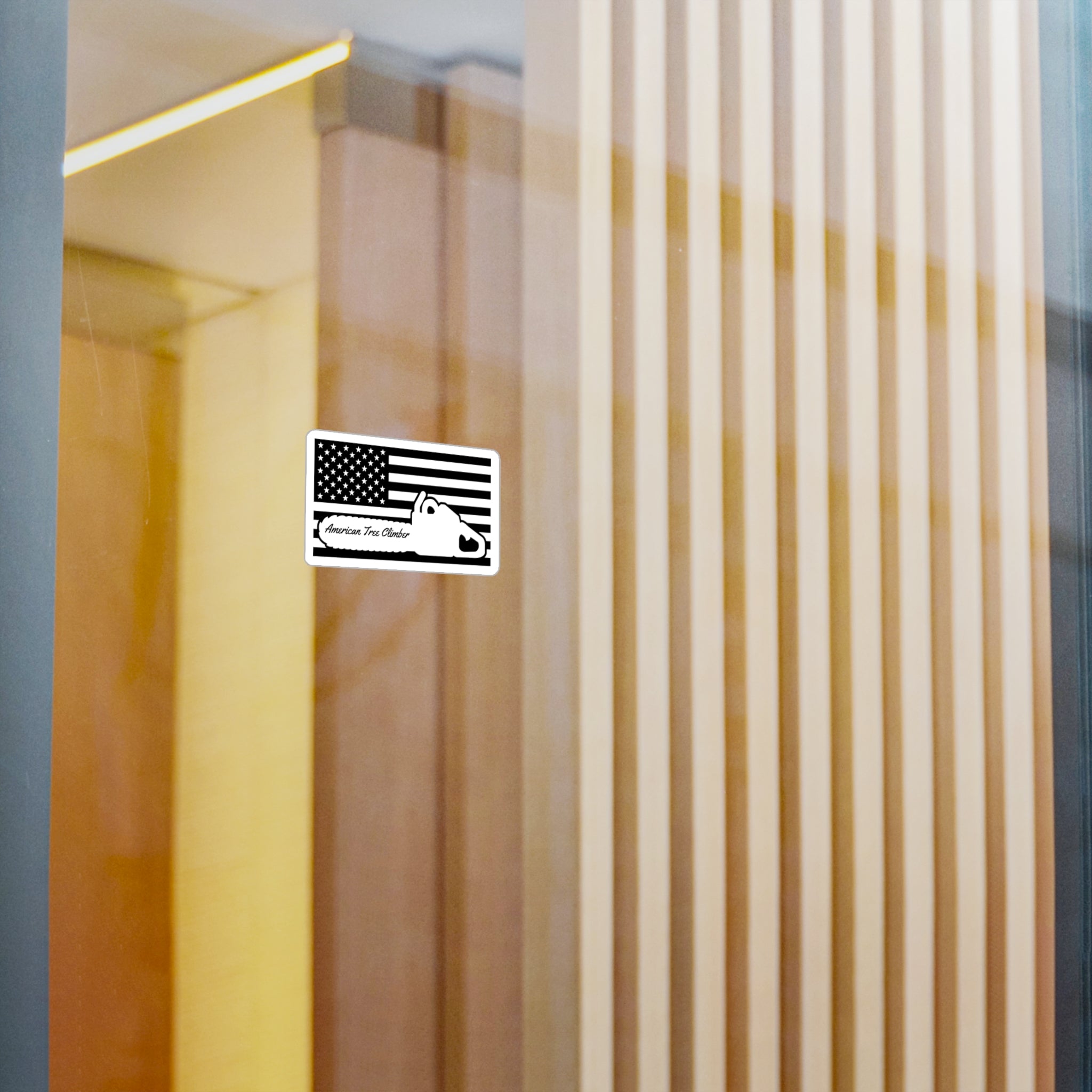 American Tree Climber Vinyl Decal