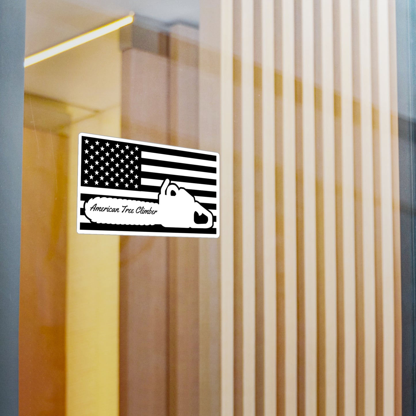 American Tree Climber Vinyl Decal