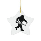 Sasquatch Chainsaw 2-Sided Ornament