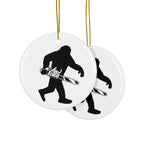 Sasquatch Chainsaw 2-Sided Ornament