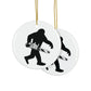 Sasquatch Chainsaw 2-Sided Ornament